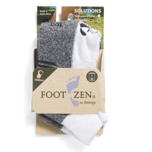 BALEGA White Wool And Mohair Blend Foot Zen Quarter Socks